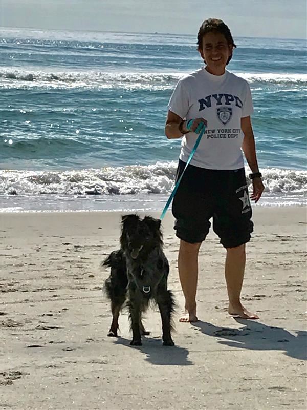 Ms. Forrest and her dog Reya